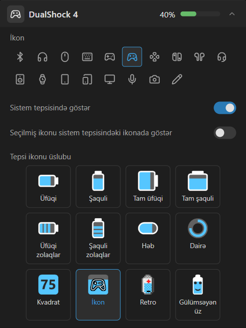 Cihaz parametrləri