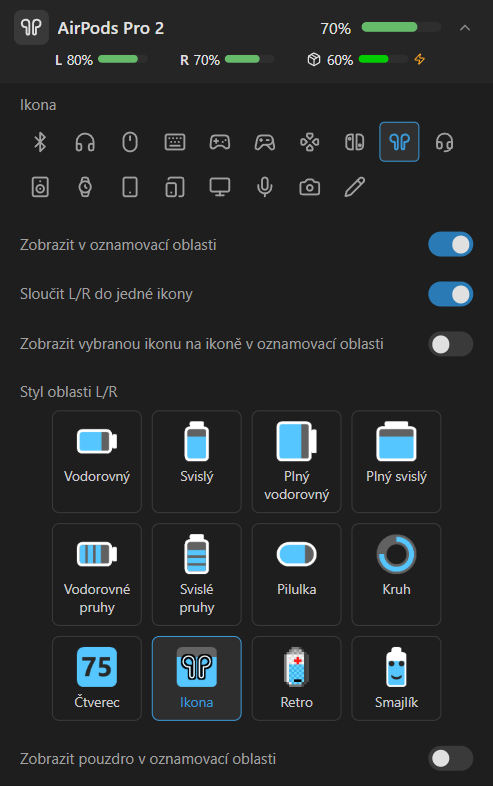 Podrobnosti o AirPods