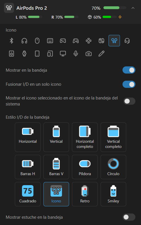 Detalles de AirPods