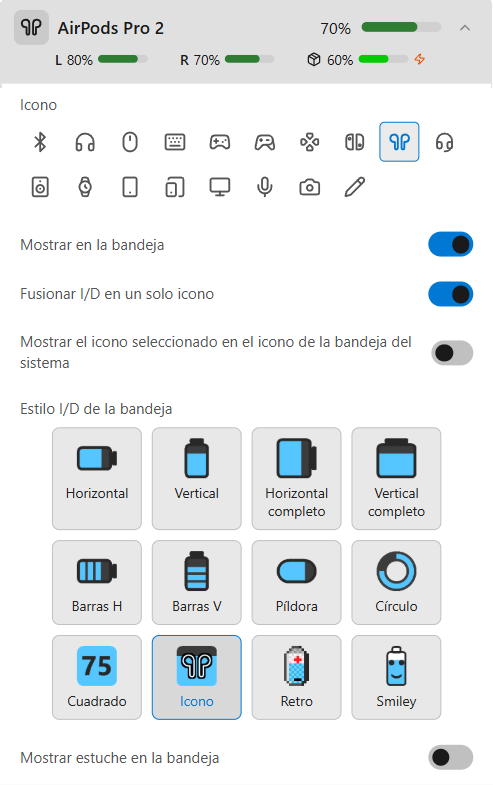 Detalles de AirPods