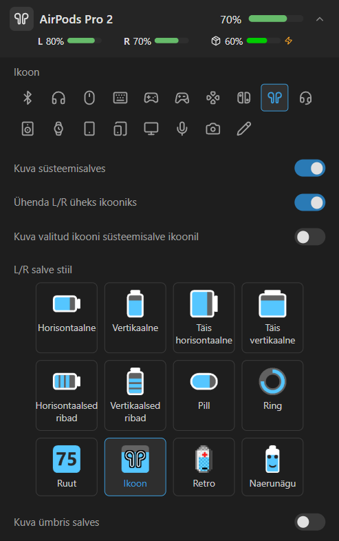 AirPodside üksikasjad