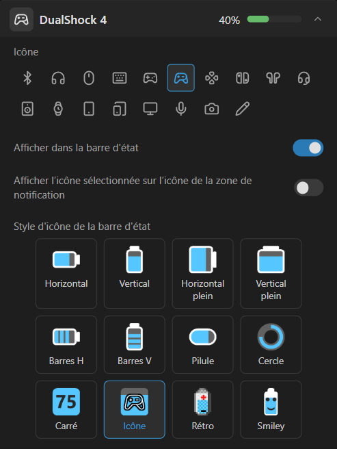 Paramètres de l’appareil