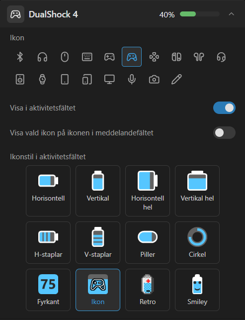 Enhetsinställningar